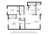 Five Mile Creek_2 Bedroom Floor Plan